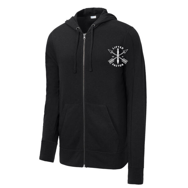 Tri Blend Full-Zip Fleece - Unisex Thumbnail