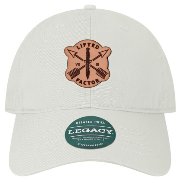 Lifted Factor Leather Patch Dad Cap Thumbnail